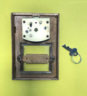 Antique Post Office Box Door W Key Eagle Lock Co Circa 1900s -   318