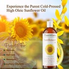 Sunflower Seed Oil High Oleic Cold Pressed Refined 100  Pure Natural