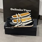 2025 Patou X Onitsuka Tiger Mexico 66 Tgrs Mary Jane Black cream Ballet Flats
