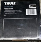 Thule Dockglide Kayak Carrier Roof Rack 896 Black Horizontal Felt-lined New Um