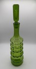 Blenko Handmade Glass 658s Beehive Decanter Olive Green  Myers Design  read 