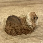 Castagna Figurines 1988 Pekingese  Made In Italy Resin  Brown Dog