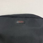Tumi For Delta Amenity Kit Black Ballistic Nylon Soft Case Socks Eye Mask New