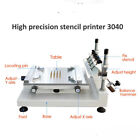 High Precision 3040 Solder Paste Printing Machine   Pcb Manual Stencil Printer