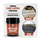 Liquid Rubber Metalsafe Sealant - Metal Roof Waterproof Membrane Coating And    