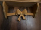 Vintage Wooden Wall Shelf With Bow Accent     18       8       5    D