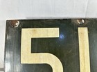 Nice Original Porcelain  513 Locomotive Cab Plate 
