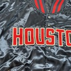 Houston Texans Jacket Size Large Season Ticket Member Bomber Blue Red Nfl Satin