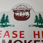 Vintage Forest Service Sign - Smokey Bear Hiking Wilderness Gas Porcelain Sign