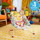 Bright Starts Playful Pinwheels Vibrating Baby Bouncer Seat With Toy Bar