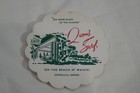Vintage Original Queens Surf Hotel Coaster Honolulu Hawaii
