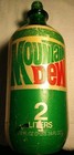 Vintage Mountain Dew 2 Liter Styrofoam Label Bottle