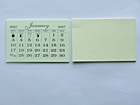 2027 Mini Monthly Tear Off Quality Moon Calendar Pad Back Card Stock