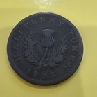 Ns-1a3 1823 Nova Scotia 1 2 Penny Token - Vf