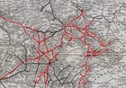 1920 Antique Louisville   Nashville Railroad Map  L   N Railroad Map 2946