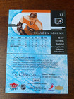 2012-13 Fleer Retro Auto Brayden Schenn Autograph Blues Flyers Rare