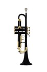 Bb Trumpet New Black Brass Finish Bb Keys Trumpet With Free Hard Case fast Ship