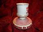 Pyrogene Advertising Clock Bar Matches Match Striker Holder French Style Porcela