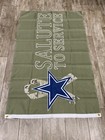 Dallas Cowboys  Salute To Service Flag 3x5 Ft Banner We Dem Boyz Americas Team