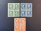 Scott   408 428-29 Blocks Of 4   2024 Scott Catalogue Value   27 20