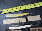 Antique Straight Razors Lot Of 3 With Boxes - Pabst   Kohler Peter J Michels