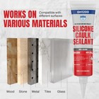 Gh1200 150 Ml 5 Fl Oz Silicone Caulk Clear Silicone Sealant Waterproof  Kitch   