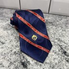 Knights Of Columbus 100  Silk  Hand-made Blue Tie
