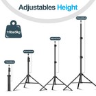 7 Ft Light Stand For Photography  2 Pack Portable Photo Video Lighting Tripod   