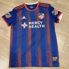 Adidas Fc Cincinnati 2019 Mls Inaugural Game Season Mercy Health Soccer Jersey