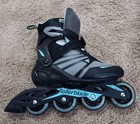 Rollerblade Zetrablade Inline Skates Women s Us Size 9 Black blue Indoor outdoor