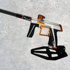 Used Planet Eclipse Cs1 5 Paintball Marker Gun W  Case - White orange