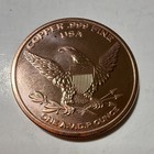 Usa Happy Halloween 1 Oz Avdp  999 Fine Copper Round In Capsule