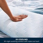 Serta Soothing Cool Queen Size Cooling Gel Memory Foam Pillow Hypoallergenic
