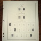 Scott Official Us Stamp Album Pages 1847-1861  New Never Used    2 Page Lot   