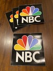 Two Pieces  Nbc Decal Sticker Logo Vintage - Brand New  12 X 12 Inches