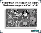 Twilight Zone Fan Gift Vinyl Decal Sticker Sheet