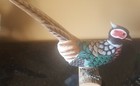 Vintage Hand Carved Wood Pheasant Made In The People   s Republic Of China 11 5 