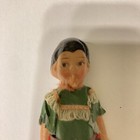 Vintage Antique Bisque Cowboy   Indian Doll Wearing Leather Outfit 