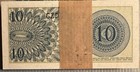 1964 Indonesia 10 Sen Pack Of 100 Crisp Uncirculated