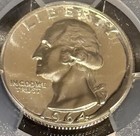 1964 25c Washington Quarter Pcgs Pr-68