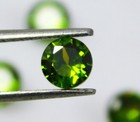 Lot Natural Green Tsavorite Garnet  5 Mm  Diamond Cut Certified Loose Gemstone
