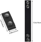 12 Pcs Duty Belt Keeper Stays Holders Nylon Double Snaps fit For 2 -2 25  Wide D