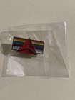 Delta Airlines Lgbtq Gay Pride Employee Rainbow Red Logo Lapel Pin Blm Rare New