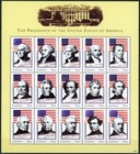 Liberia 2001  20 All 44 Presidents Usa   Seal  Complete Set Souvenir Sheets Mnh