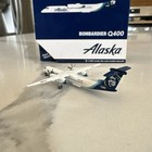 Gemini Jets 1 400 Alaska Airlines Bombardier Dash 8 Q400 Very Rare