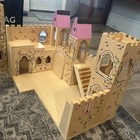 Melissa   Doug Folding Princess Castle  Wooden Castle No Bridge  