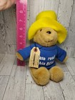 Vp3 Vtg  Eden Toys 10  Paddington Bear Plush Please Read To This Bear  Blue Top