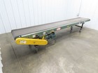 Hytrol 22 x 11  Slider Bed Conveyor 18 belt  5hp 115 230v 1ph 64fpm 22 h Casters