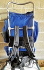 Jansport Yosemite Blue External Frame Tall Hiking Backpack Hip Wings New  read 