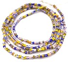 Ghana Multi Colored Ghana Seed Beads Glass African Trade Beads - 1887